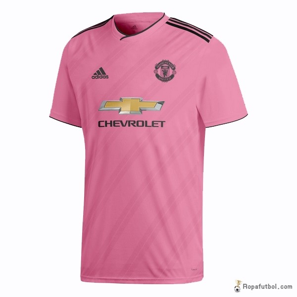 Camiseta Manchester United Replica Segunda Ropa 2018/2019 Rosa